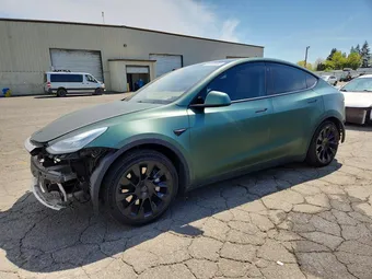 2021 Tesla Model Y Long 5YJYGDEEXMF148450 Lot 51180156