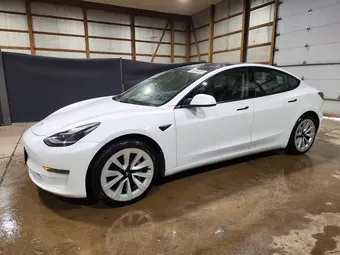 2022 Tesla Model 3 5YJ3E1EA1NF187800 Lot 57337556