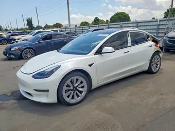 2021 Tesla Model 3 5YJ3E1EA0MF986613 Lot 50416856