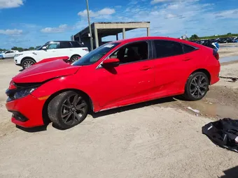 2021 Honda Civic 2HGFC2F84MH524376 Lot 56371676