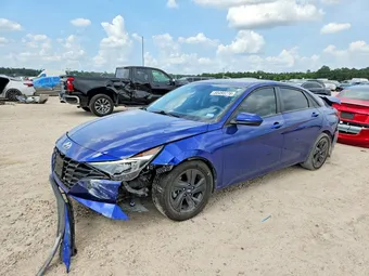 2022 Hyundai Elantra 5NPLM4AG5NH055025 Lot 55493776