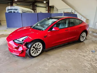 2022 Tesla Model 3 5YJ3E1EA7NF371042 Lot 57202366