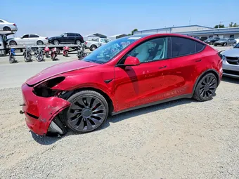 2022 Tesla Model Y 7SAYGDEF5NF390141 Lot 56101276