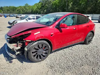 2021 Tesla Model Y 5YJYGDEF5MF305696 Lot 50728416