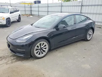 2022 Tesla Model 3 5YJ3E1EA6NF304044 Lot 55554876
