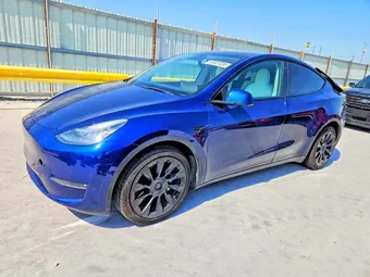 2021 Tesla Model Y Long 5YJYGDEE1MF144125 Lot 53431036