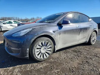 2021 Tesla Model Y Long 5YJYGDEE0MF185569 Lot 77391055