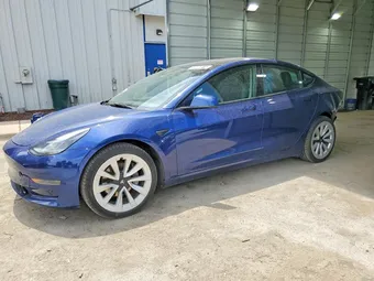 2022 Tesla Model 3 5YJ3E1EA7NF370781 Lot 58086016