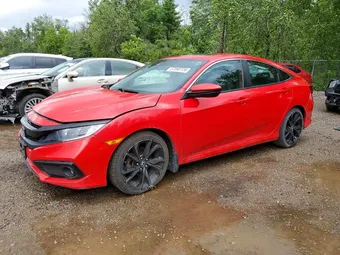 2019 Honda Civic 2HGFC2F84KH018320 Lot 57060726