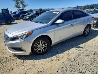 2016 Hyundai Sonata 5NPE24AF4GH341182 Lot 58151246