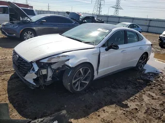 2022 Hyundai Sonata KMHL44J25NA236908 Lot 48795226