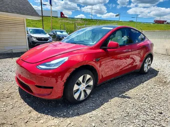 2021 Tesla Model Y 5YJYGAEEXMF144882 Lot 57697576