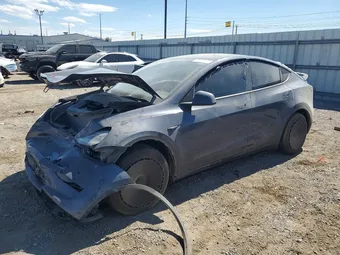 2021 Tesla Model Y Long 5YJYGDEE4MF102600 Lot 50197656