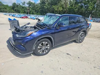 2021 Toyota Highlander 5TDGZRAH4MS530343 Lot 54282296