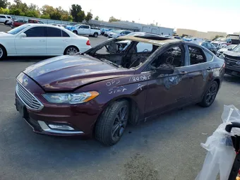 2018 Ford Fusion 3FA6P0HD5JR205124 Lot 55543026