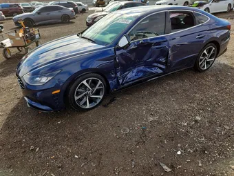 2021 Hyundai Sonata 5NPEJ4J24MH108530 Lot 47440546