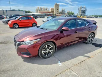 2021 Nissan Sentra 3N1AB8CV2MY221604 Lot 58663596