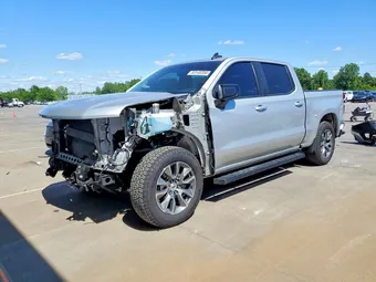 2021 Chevrolet Silverado 1500 1GCUYEED2MZ395447 Lot 53140356