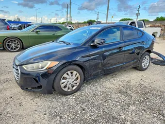 2017 Hyundai Elantra KMHD74LF7HU185992 Lot 55590146