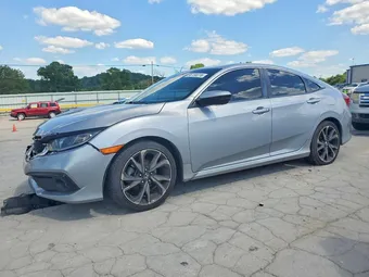 2019 Honda Civic 2HGFC2F84KH598586 Lot 56158316