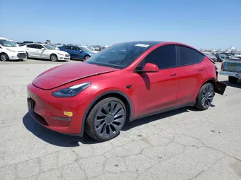 2021 Tesla Model Y 5YJYGDEFXMF273165 Lot 55412705