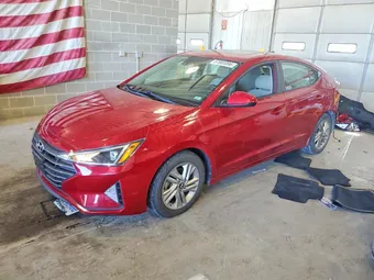2019 Hyundai Elantra KMHD84LF1KU770460 Lot 57883396