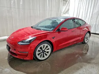2022 Tesla Model 3 5YJ3E1EAXNF190761 Lot 85627225