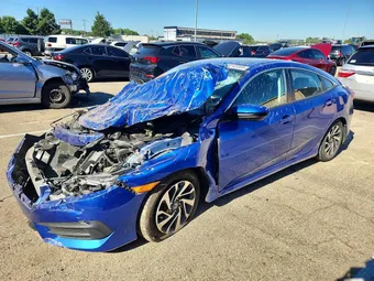 2017 Honda Civic 19XFC2F76HE040507 Lot 56042006