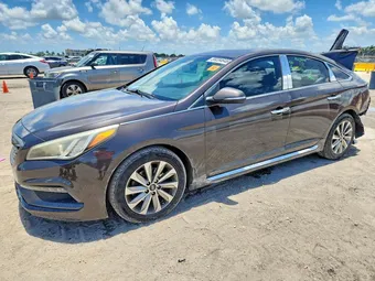 2017 Hyundai Sonata 5NPE34AF3HH445760 Lot 58234646