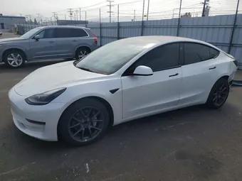 2022 Tesla Model 3 5YJ3E1EA7NF375673 Lot 55801386