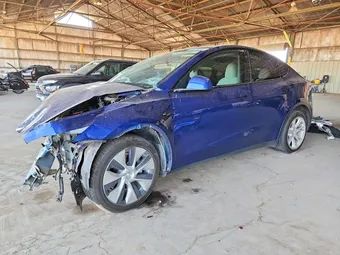 2021 Tesla Model Y Long 5YJYGDEE4MF076001 Lot 48875346