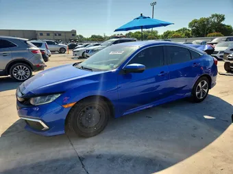 2020 Honda Civic 2HGFC2F6XLH596180 Lot 53532466