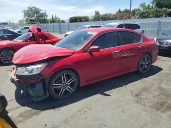 2016 Honda Accord 1HGCR2F5XGA166596 Lot 56464536