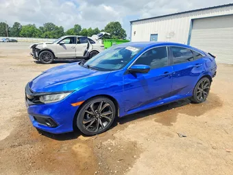 2020 Honda Civic 19XFC2F83LE004999 Lot 56069176