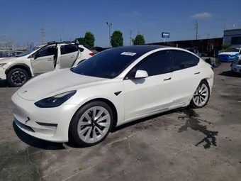 2021 Tesla Model 3 5YJ3E1EB5MF936864 Lot 56183296