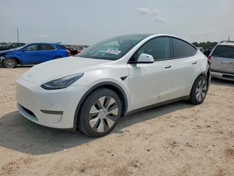 2021 Tesla Model Y Long 5YJYGDEE1MF077803 Lot 58470976