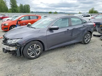2018 Honda Civic 2HGFC2F57JH560614 Lot 59385386