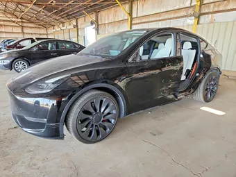 2021 Tesla Model Y 5YJYGDEF5MF211575 Lot 55710036