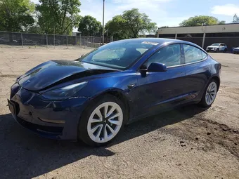 2022 Tesla Model 3 5YJ3E1EA1NF189028 Lot 56251466