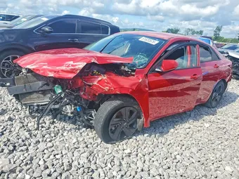 2021 Hyundai Elantra 5NPLM4AG7MH000896 Lot 61620576