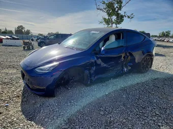 2021 Tesla Model Y Long 5YJYGDEE2MF158406 Lot 47137426