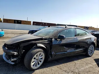 2021 Tesla Model 3 5YJ3E1EA1MF072824 Lot 58305946