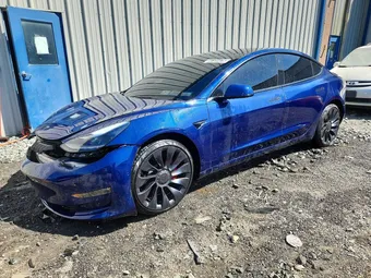2022 Tesla Model 3 5YJ3E1EC6NF321735 Lot 56104476