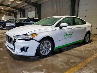 2019 Ford Fusion 3FA6P0LU7KR165119 Lot 58414316