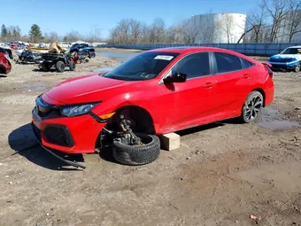 2018 Honda Civic 2HGFC1E50JH700787 Lot 47161406