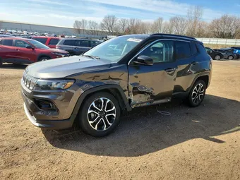 2022 Jeep Compass 3C4NJDCB8NT227826 Lot 47881386