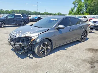 2021 Nissan Sentra 3N1AB8CV0MY205112 Lot 53907596