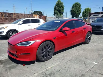2021 Tesla Model S 5YJSA1E69MF443747 Lot 59904346