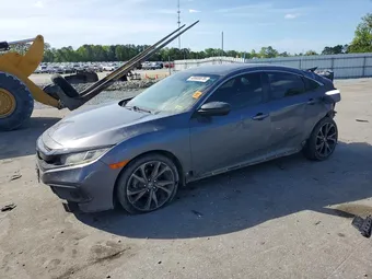 2019 Honda Civic 2HGFC2F82KH513132 Lot 48900076
