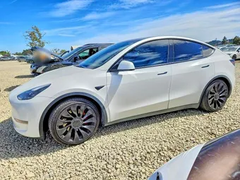 2022 Tesla Model Y 7SAYGDEF9NF411282 Lot 56601766
